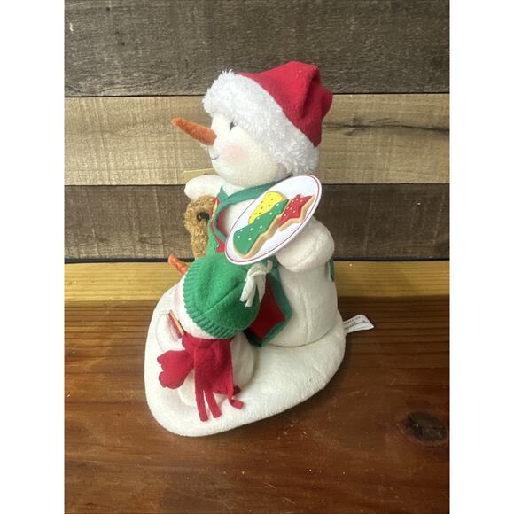 Hallmark Jingle Pals 2015 Time For Cookies Snowman Dog Music Motion W/Tags - Picture 4 of 7